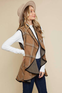 Saints & Hearts - Canyon Winds Plaid Cascade Vest