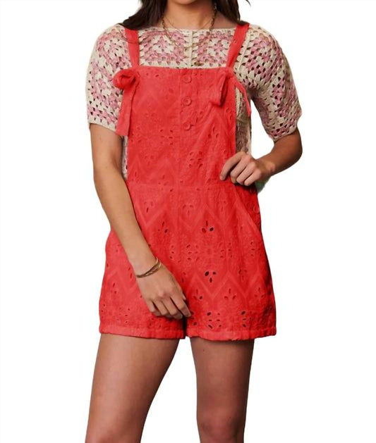 Davi & Dani - Crochet Lace Romper