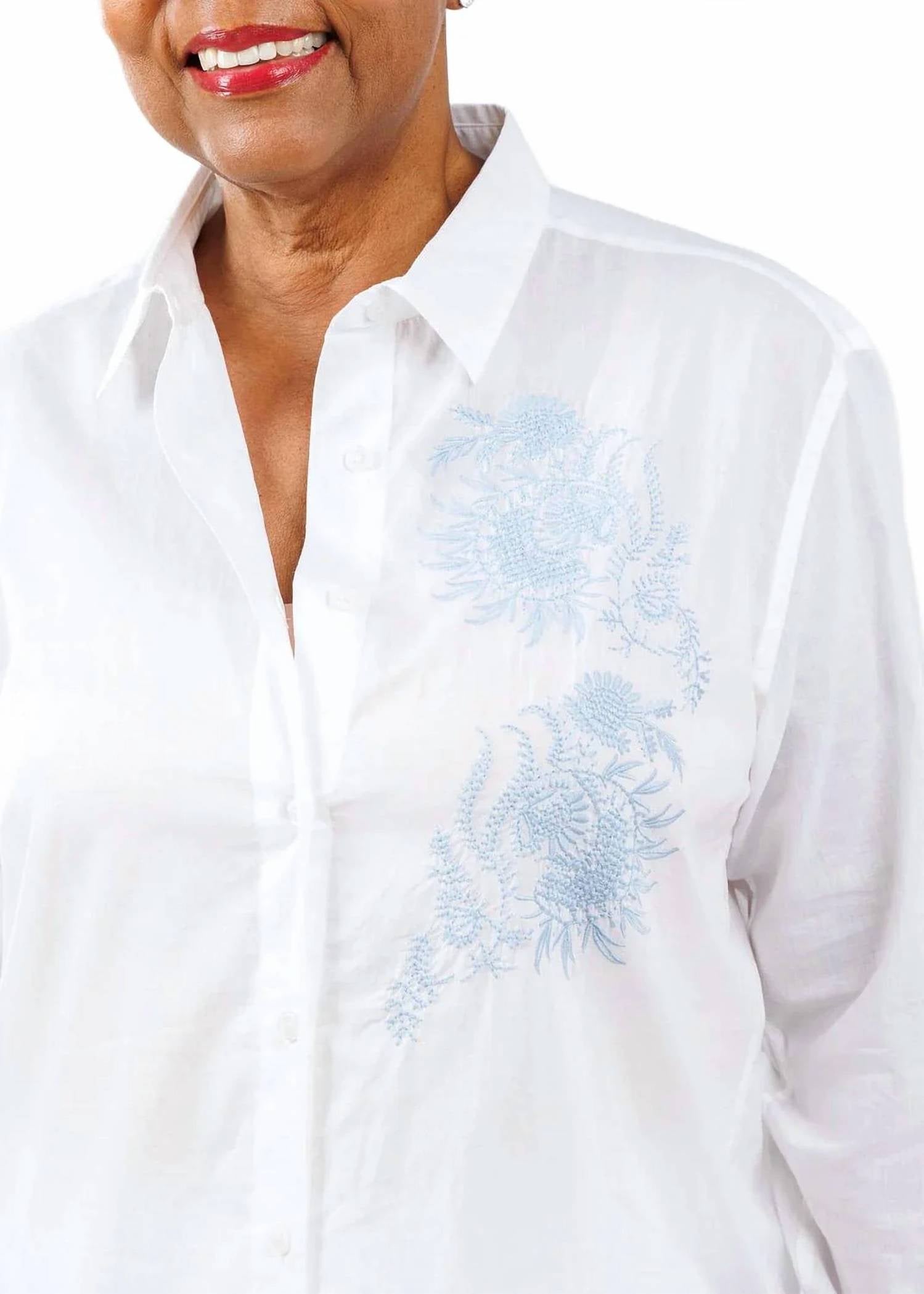 Elliott Lauren - Embroider Me Top