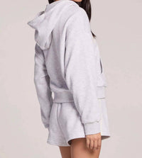 Chaser - Zuma Contrast Strappings Zip-up Hoodie