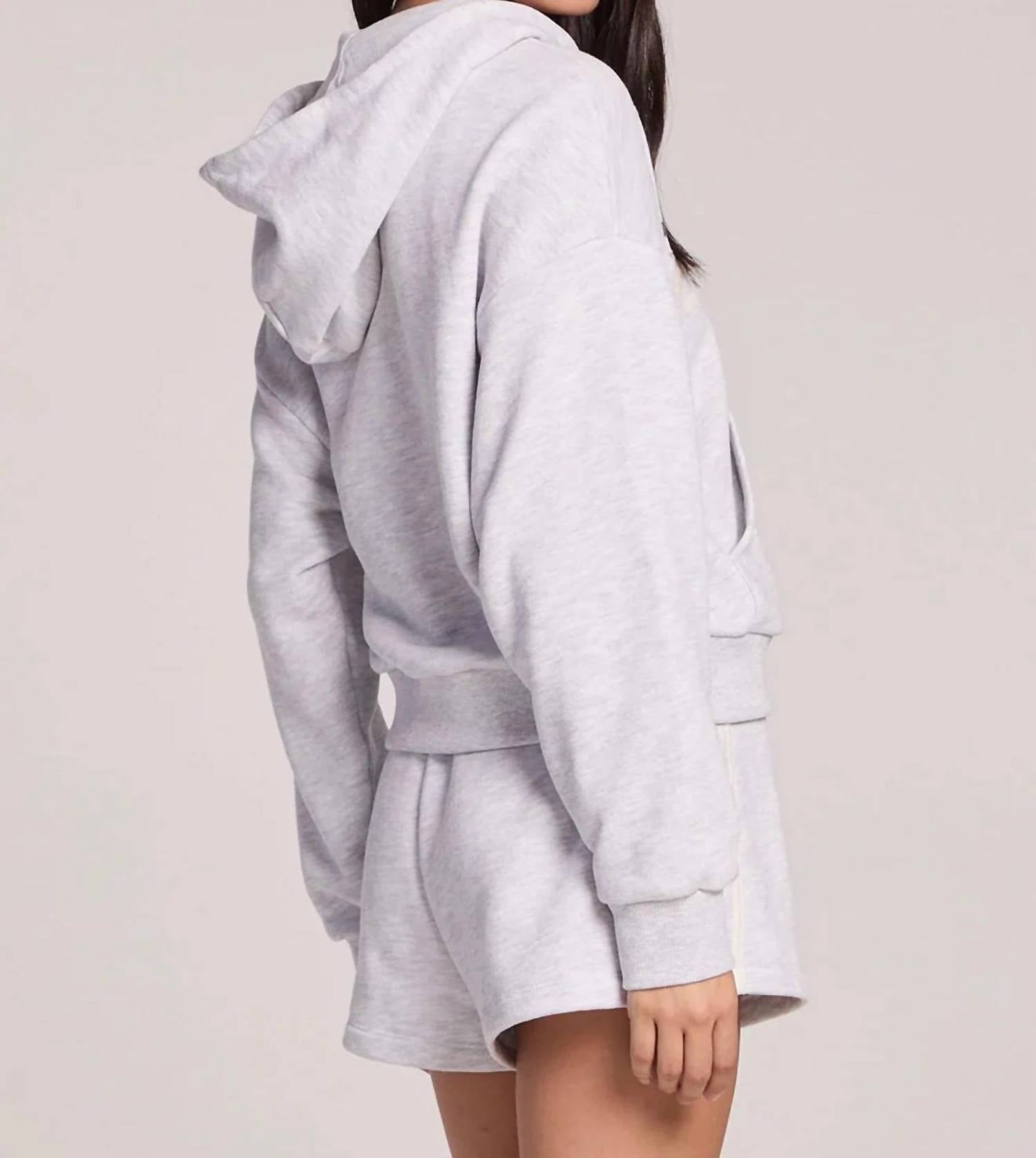 Chaser - Zuma Contrast Strappings Zip-up Hoodie