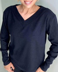 Ethyl - Taylor V-neck Top