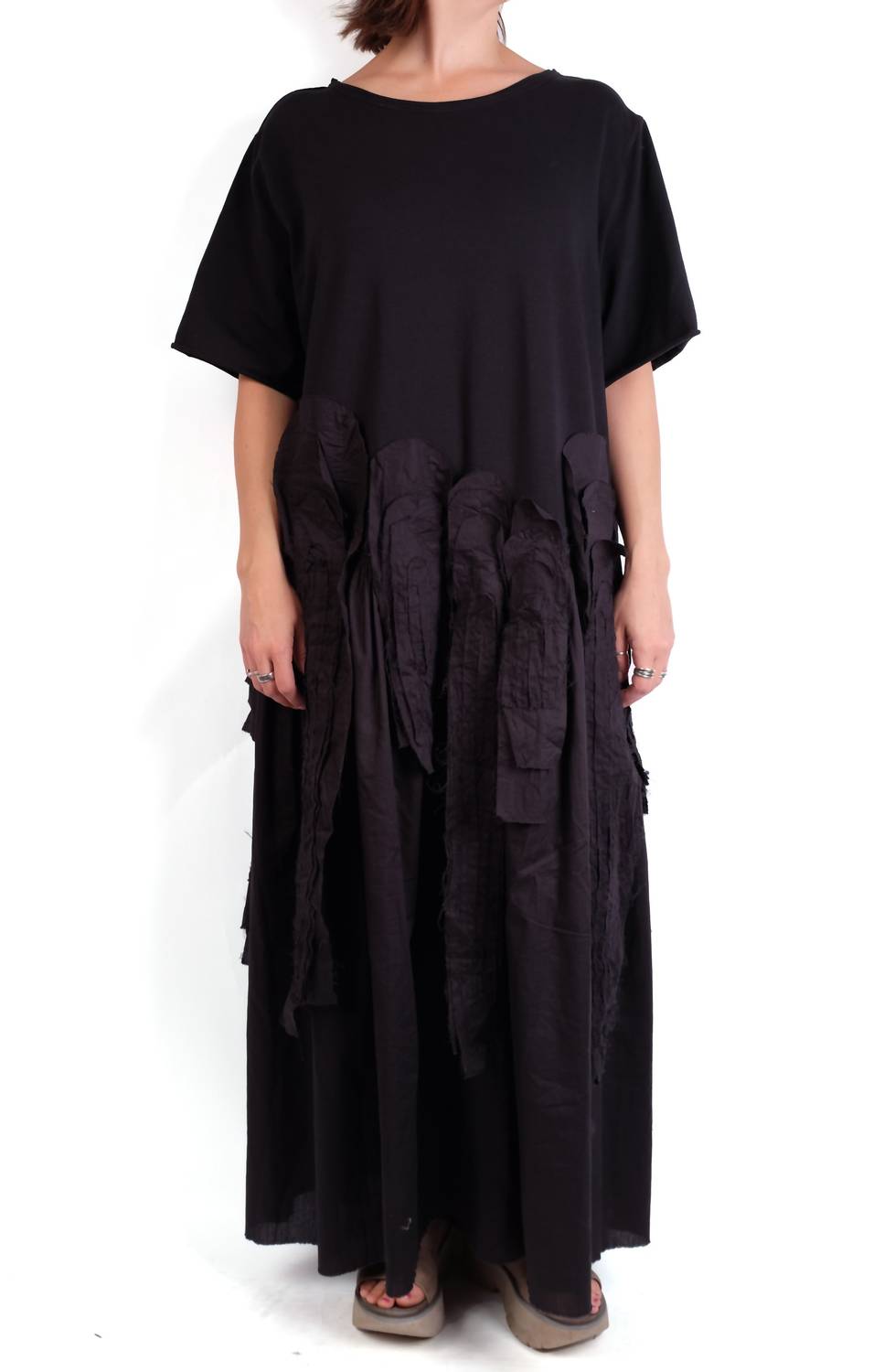 Loyko - Short Sleeve Tulip Maxi Dress