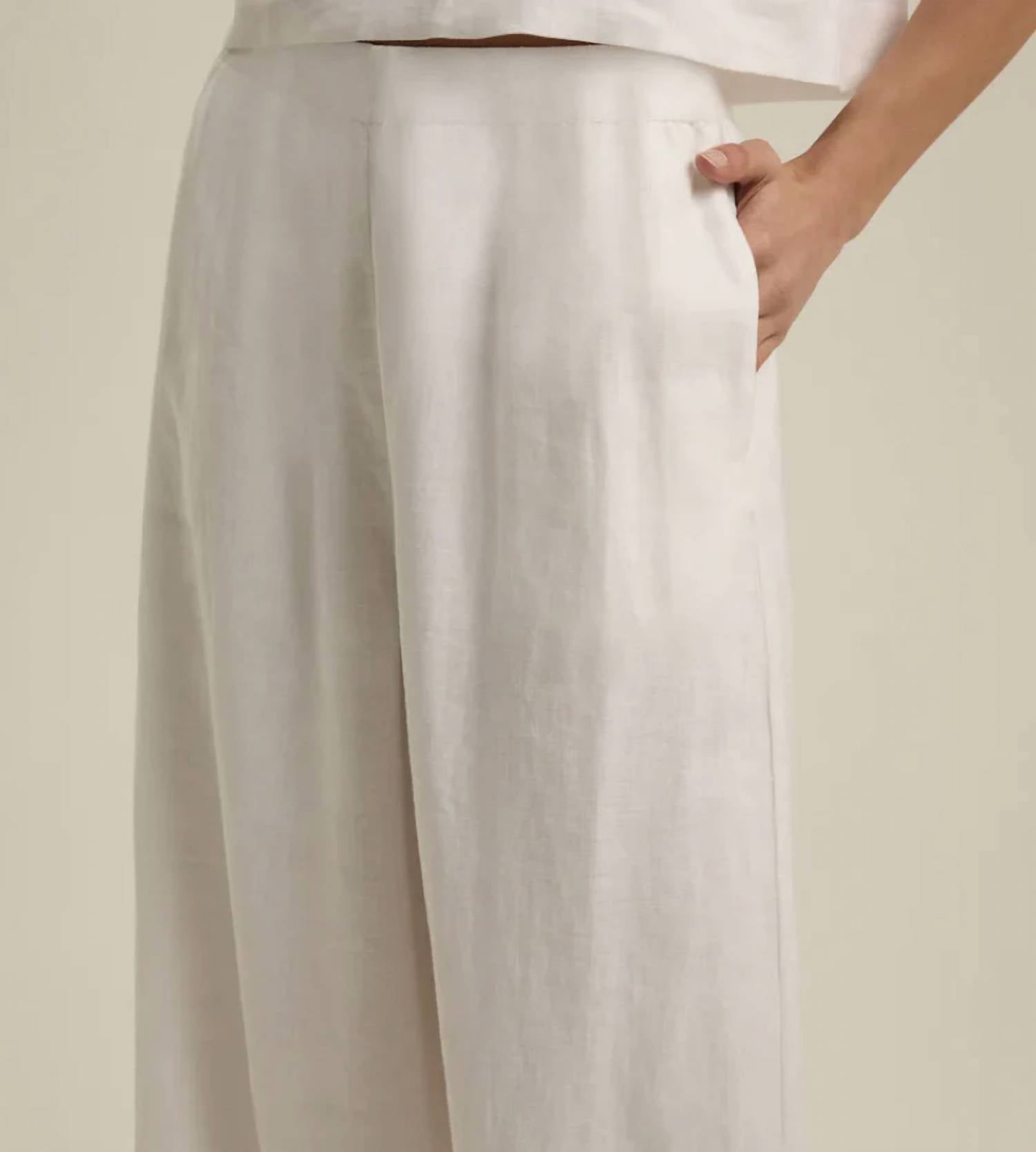 Favorite Daughter - Wide Leg Linen Pants