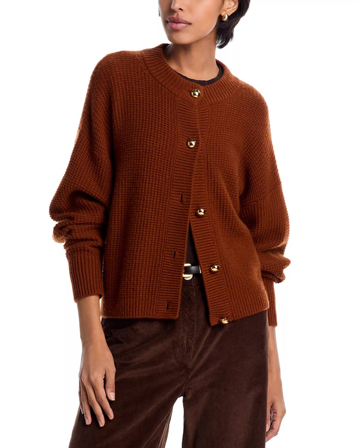 Frame - Femme Waffle Knit Cardigan