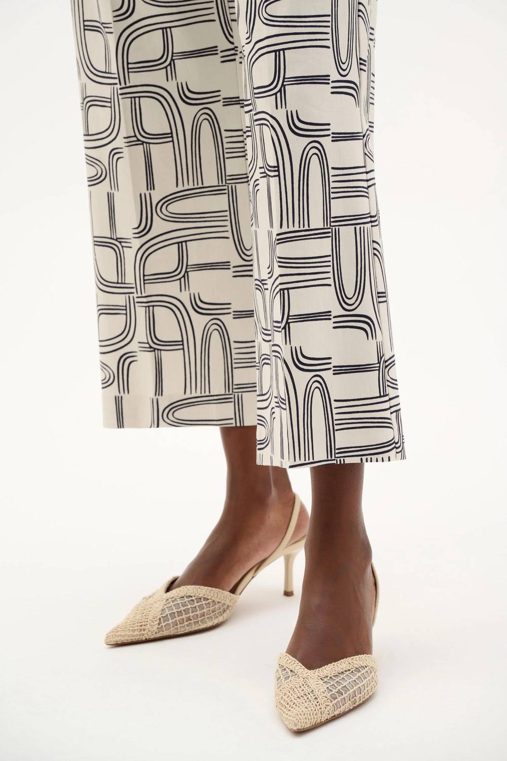 Joseph Ribkoff - Millennium Geometric Print Wide Leg Pants