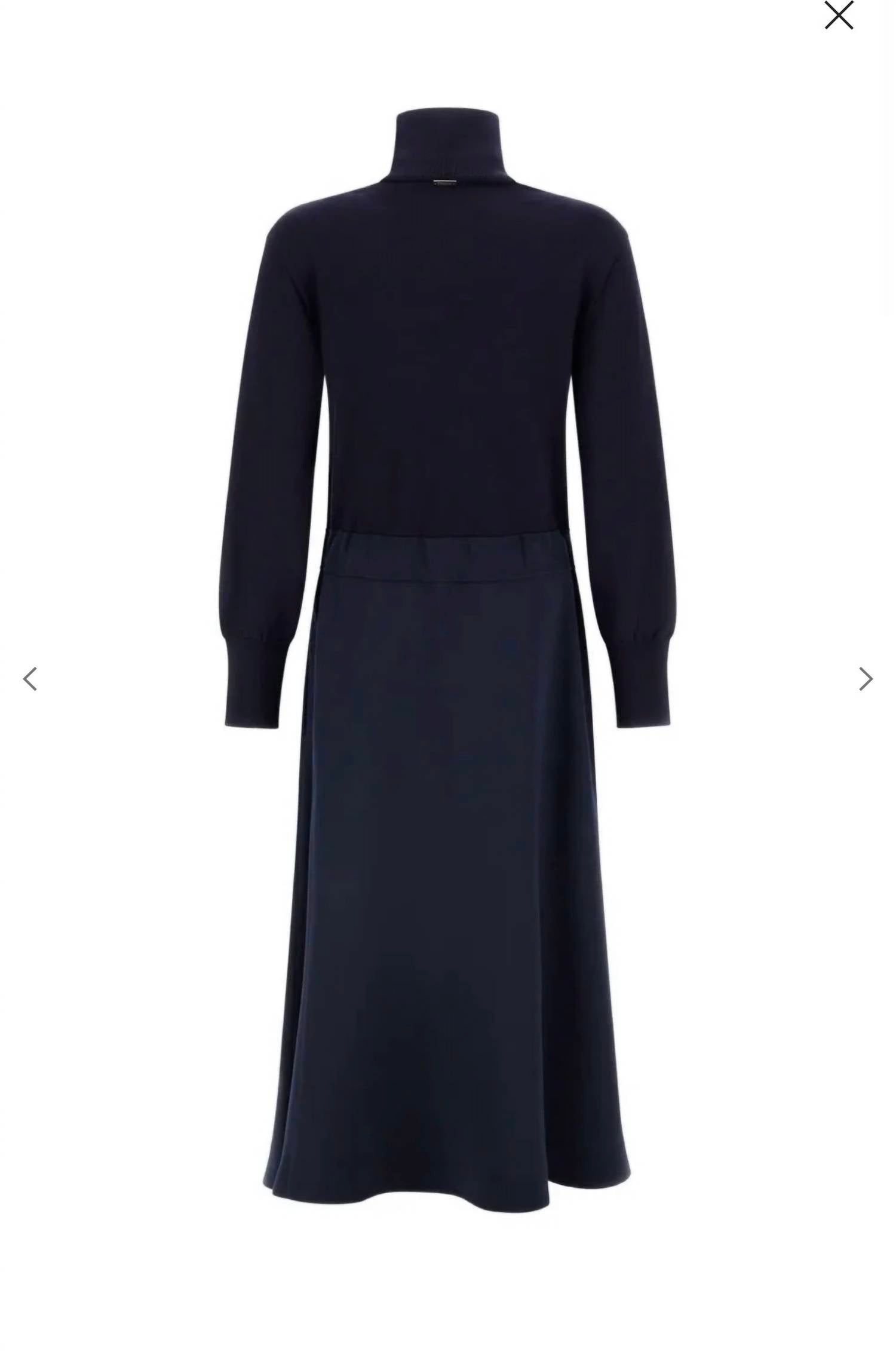Herno - Women's Wool Jersey Turtleneck Dress