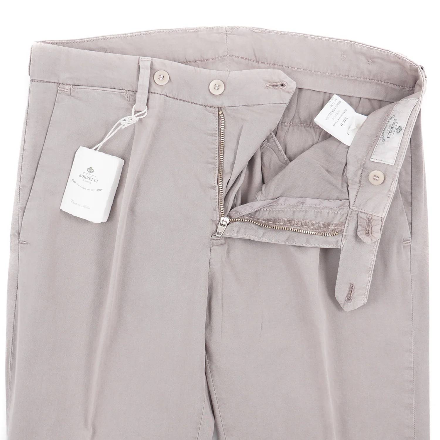 Luigi Borrelli Napoli - Men's Slim-fit Cotton Pants