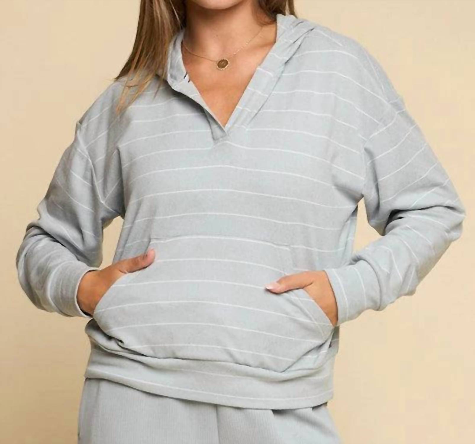 Fundamental Coast - Balboa Striped Hoodie