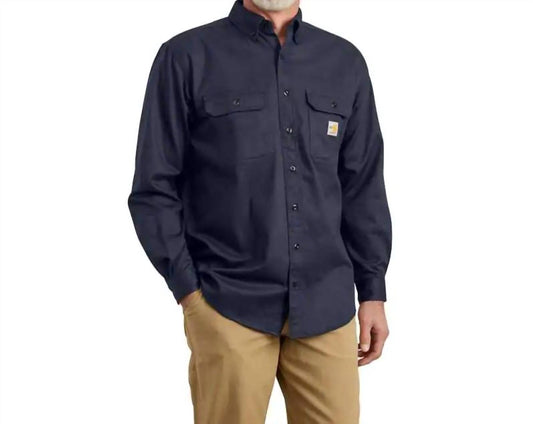 Carhartt - Flame-resistant Twill Shirt With Pocket - Regular