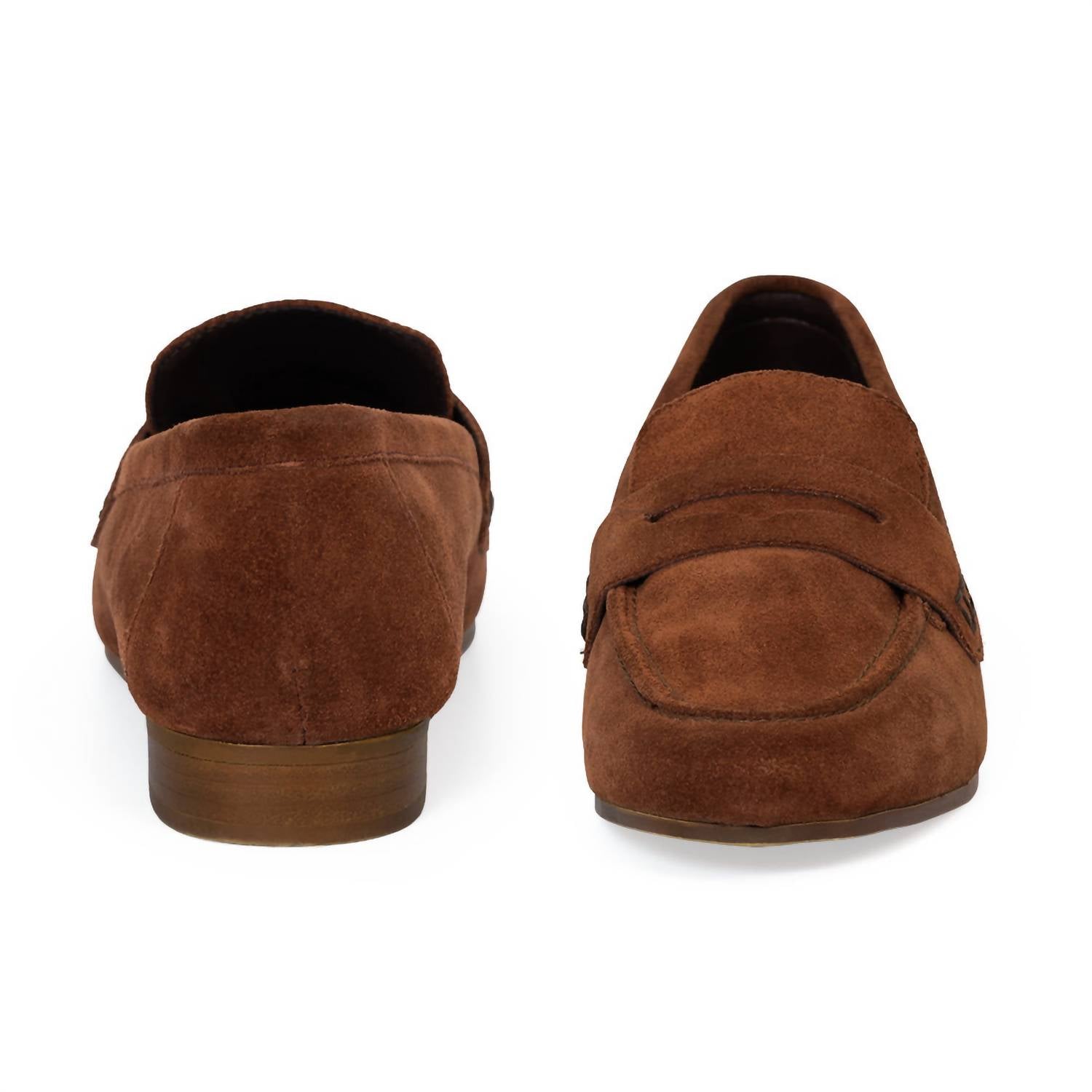 CHARLESTON SHOE CO. Women's Jeanne Loafer in mocha - women's flats - alternate view