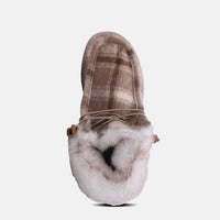 Lamo Women's Cassidy Winter Shoe in chestnut plaid - women's shoe - view 7