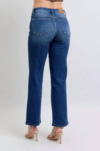Judy Blue - Full Size Side Seam Detail Straight Jeans