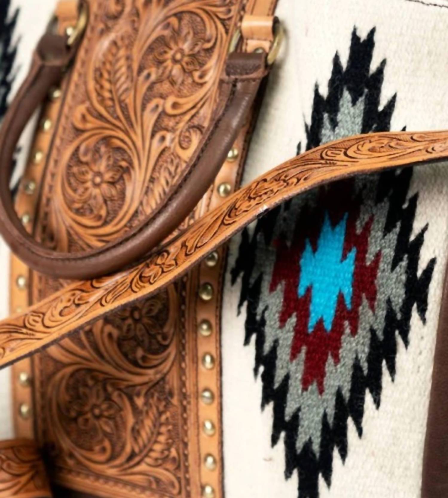 American Darling - Women's Western Boho Tote Handbag