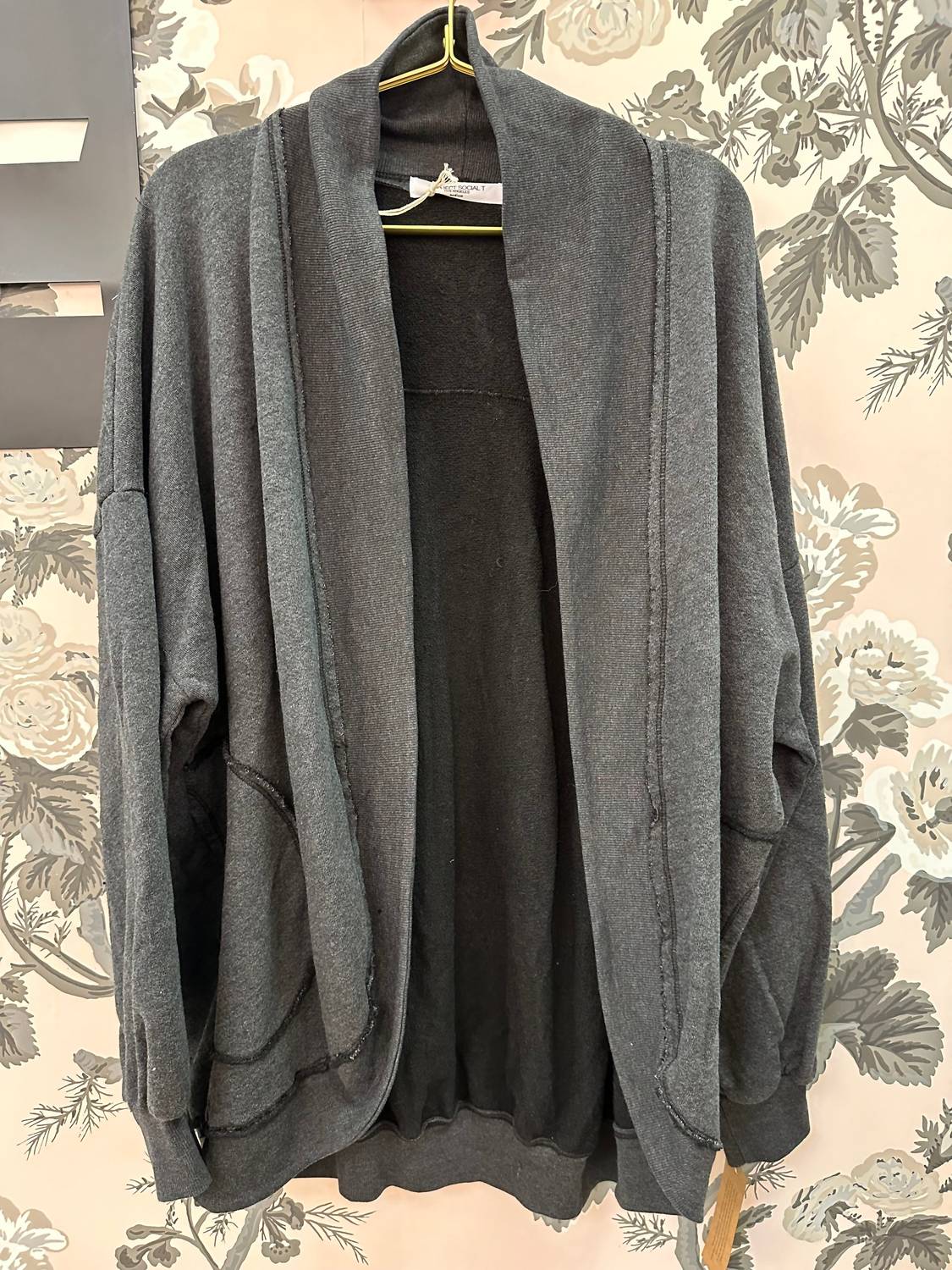 PROJECT SOCIAL T Women's Nigel Slouchy Jacket in grey - women's cardigan
