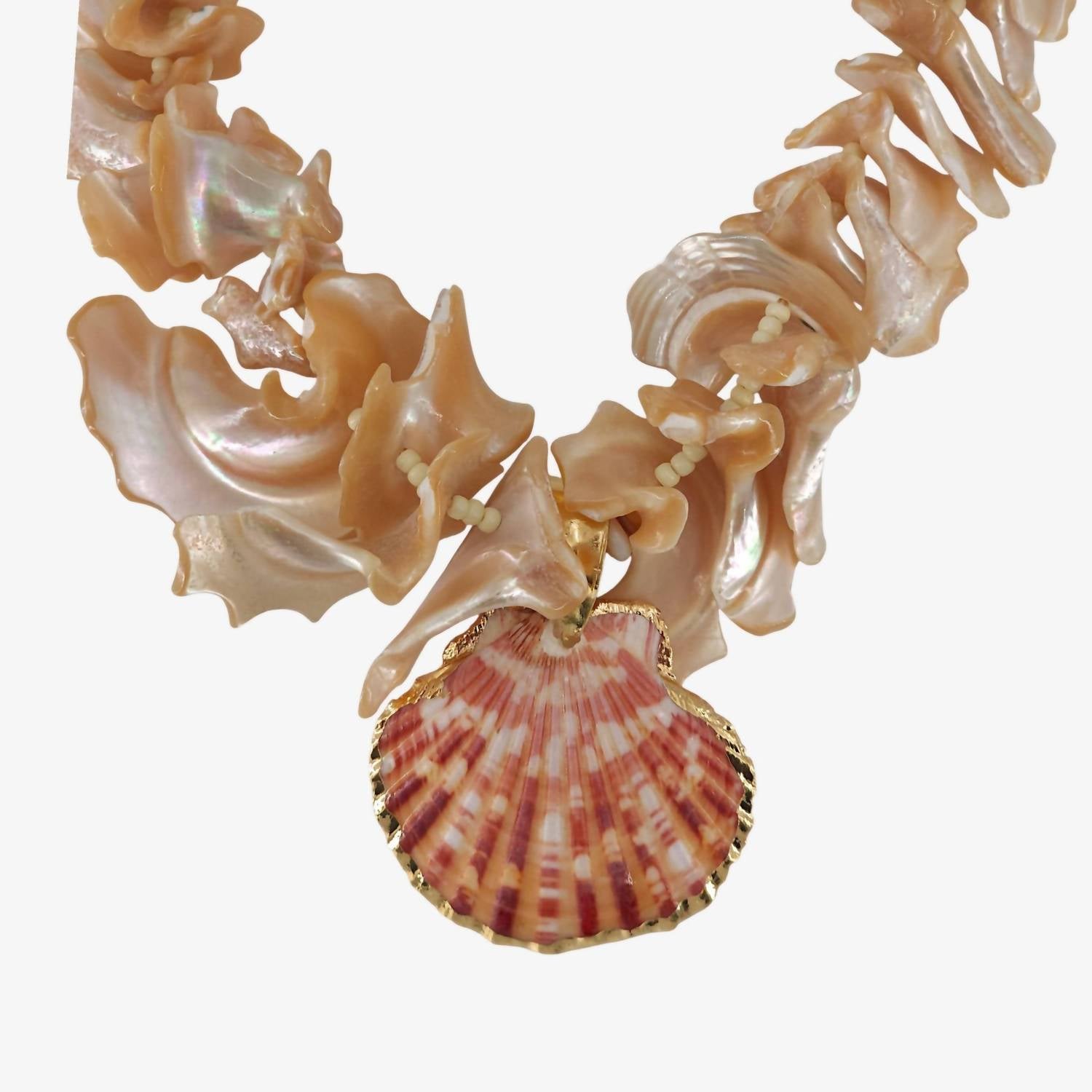 Bijoux Envie - Women's Siesta Key Shell Pendant Necklace