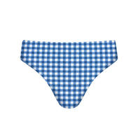 Minnow - Women's Picnic Gingham Mid Rise Bikini Bottom