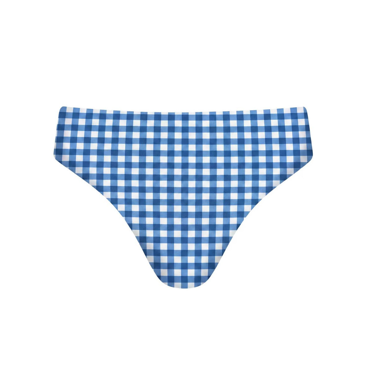Minnow - Women's Picnic Gingham Mid Rise Bikini Bottom