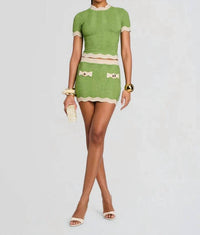 Retrofete - Mikayla Rib Knit Skirt