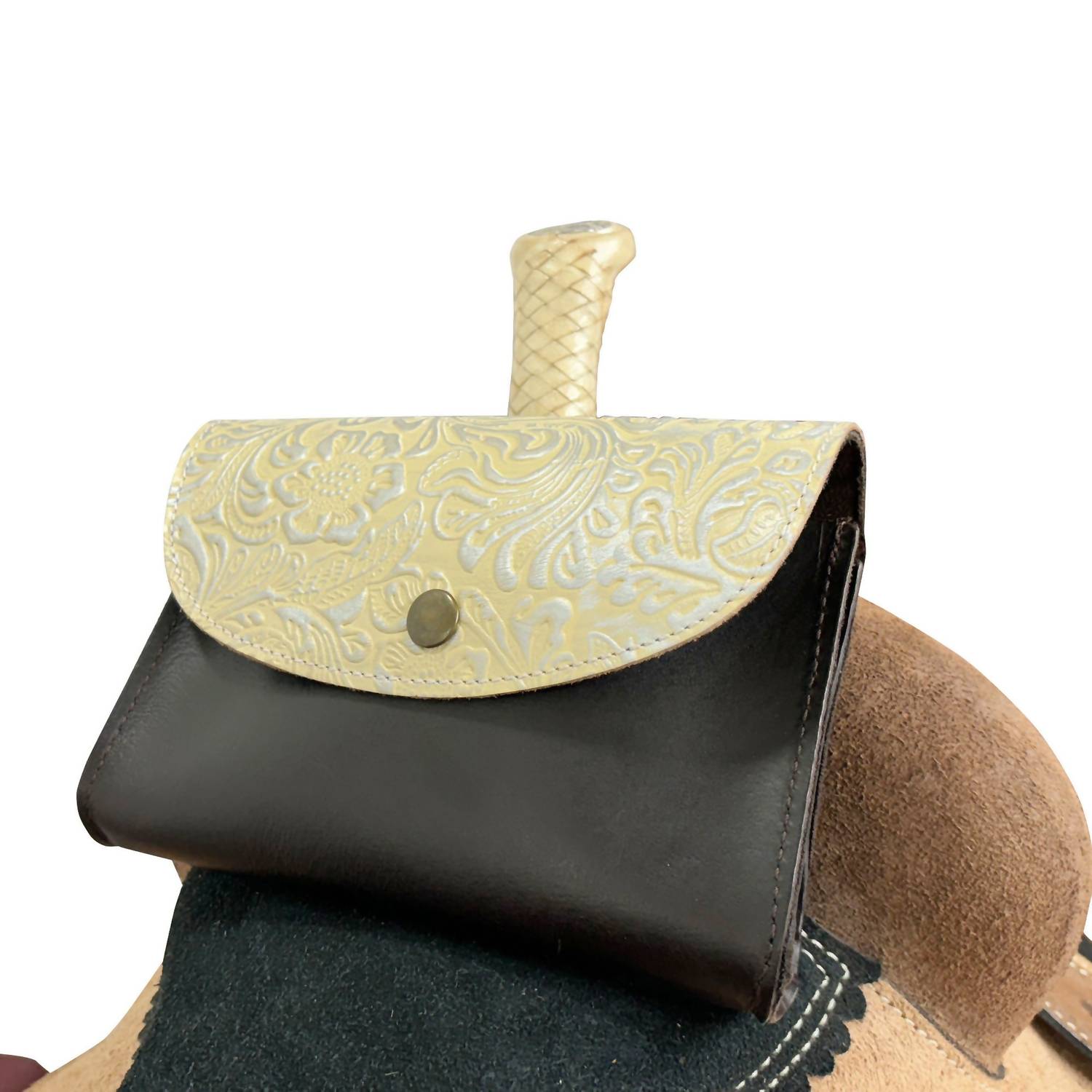 Showman - Women's Ethereal Rose Leather Pommel Pouch Bag