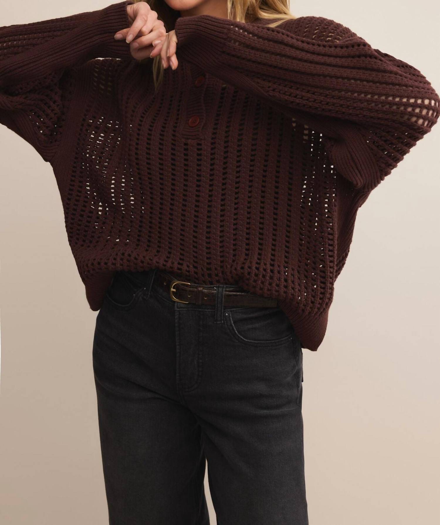 Z Supply - Looking Glass Polo Sweater