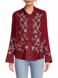 Johnny Was - Fargo Embroidered Blouse