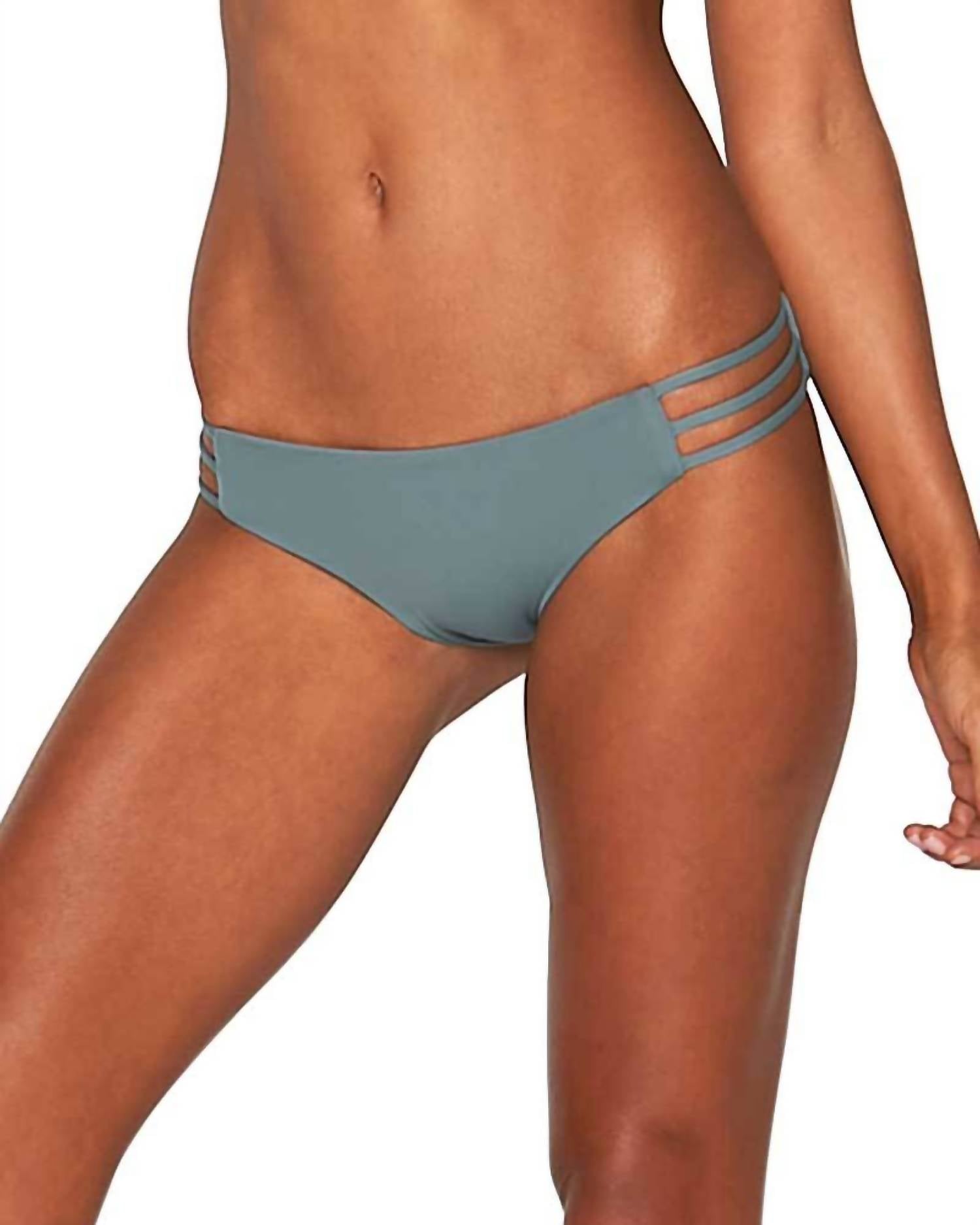 Kennedy Seamless Low Rise Tri Strap Bikini Bottom