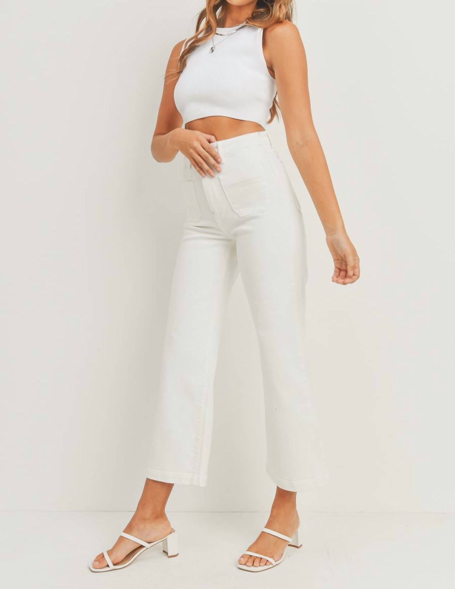 Just Black Denim - Sailor Pocket Wide Leg Jean