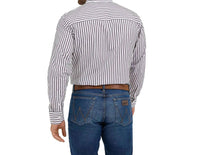 Wrangler - Men's Classic Button Stripe Shirt