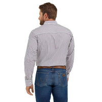 Wrangler - Men's Classic Button Stripe Shirt