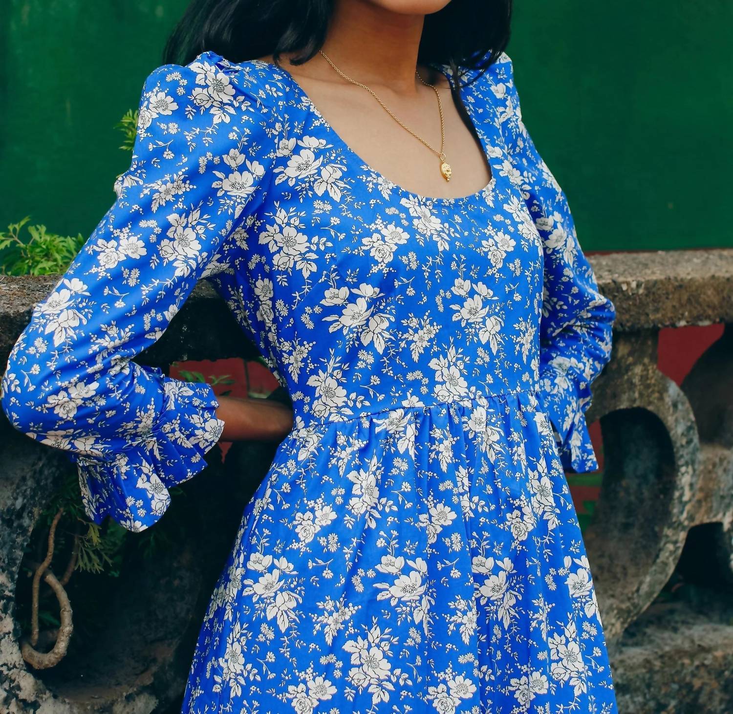 Pink City Prints - Carys Midi Dress