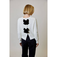 Design History - Rory Sequin Bow Sweater
