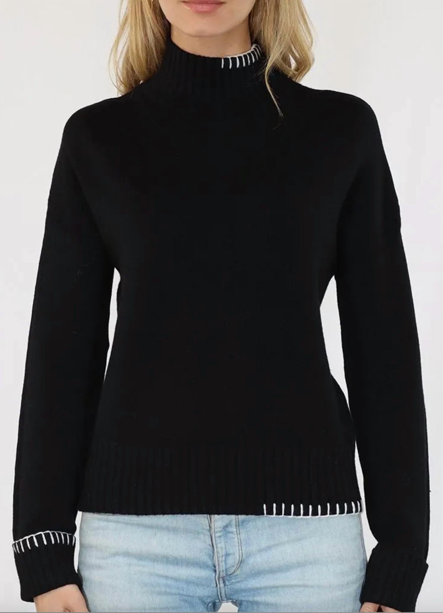 Metric Knits - Cuffed Sleeve Sweater