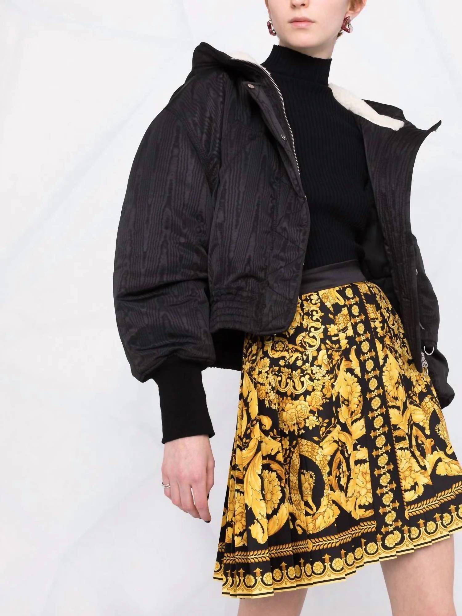 Versace - Barocco Pleated Skirt