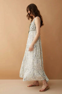 Myra - Stella Accent Embroidered Maxi Dress