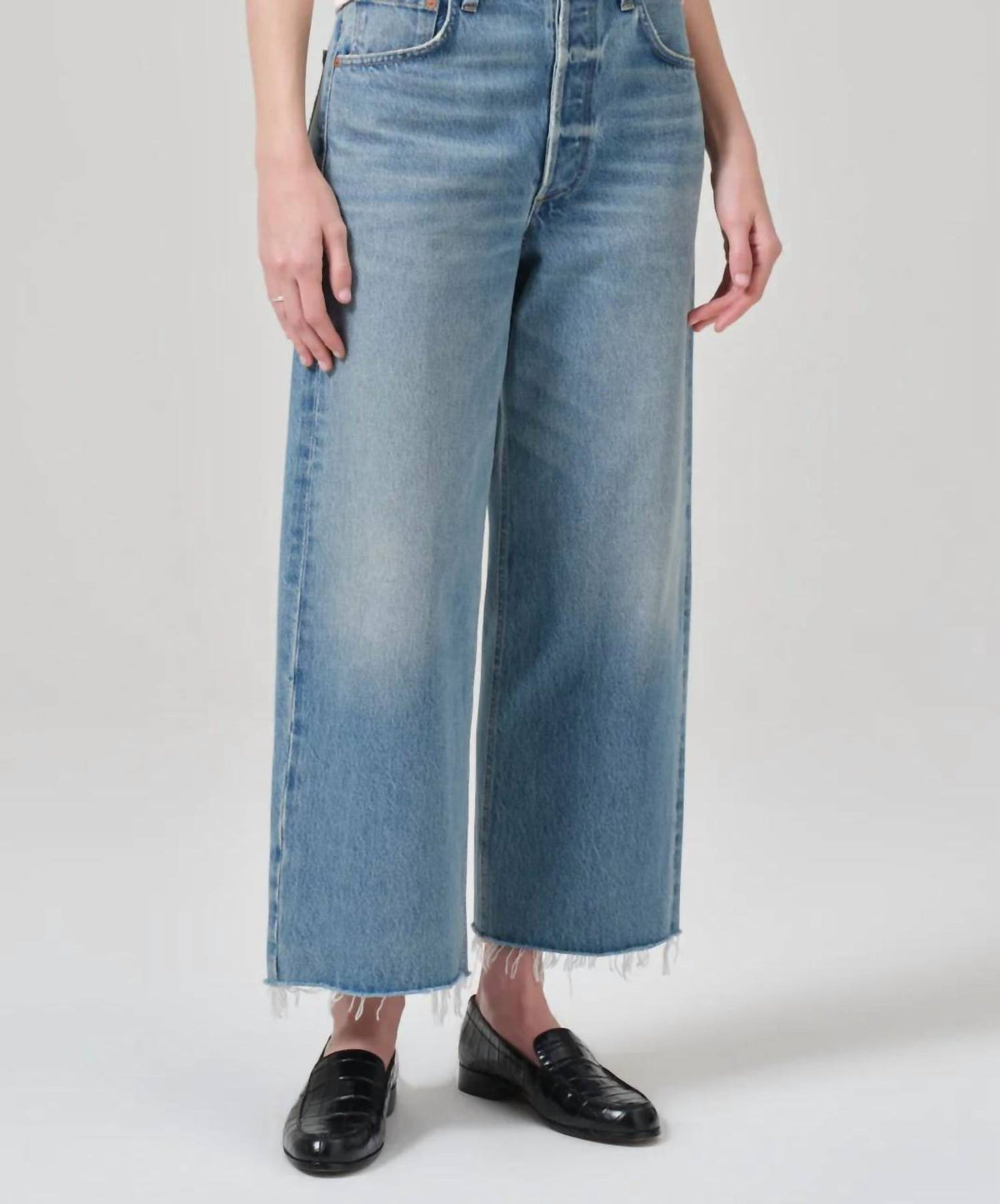 Citizens Of Humanity - Ayla Raw Hem Crop Jeans