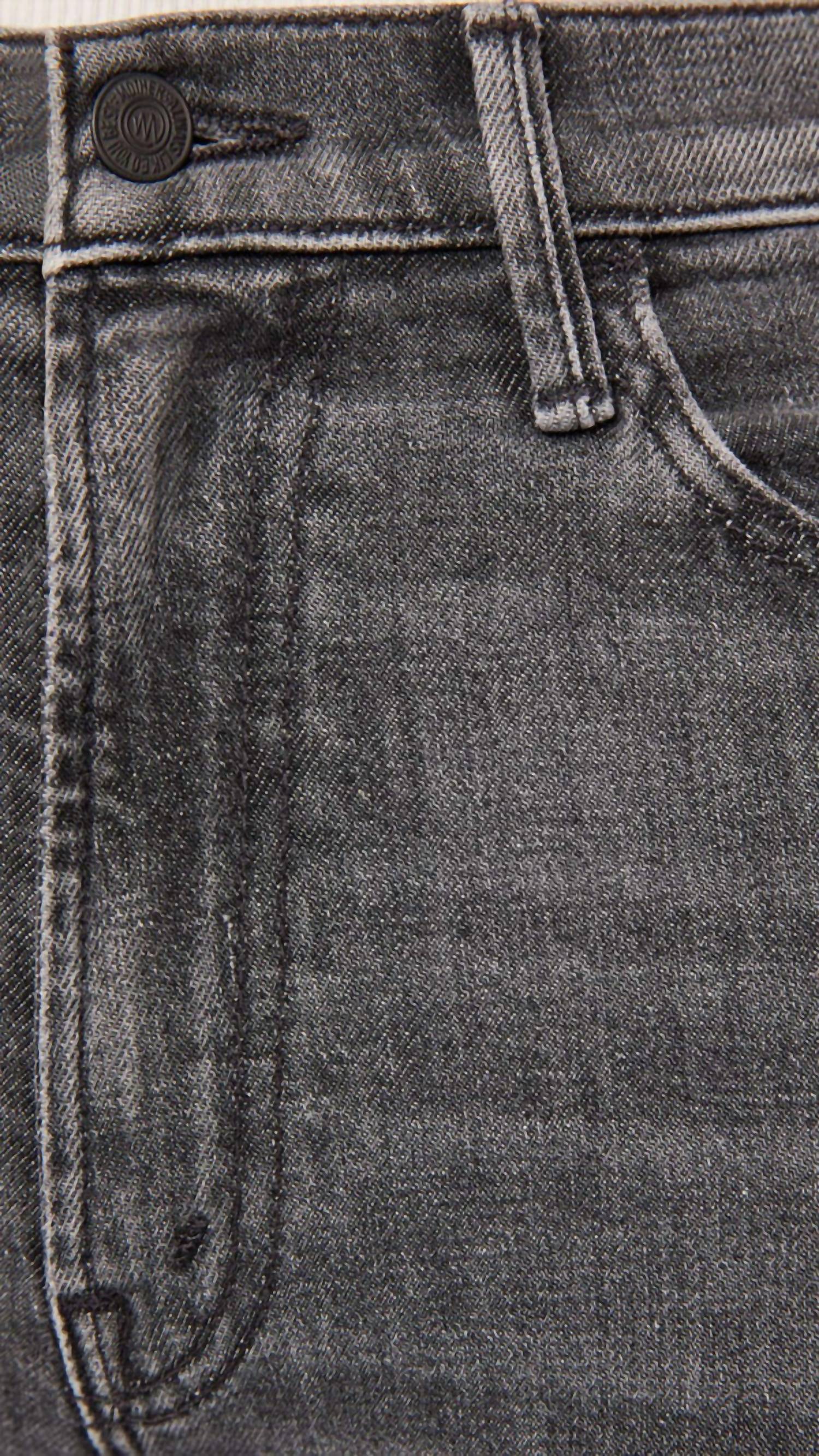 Mother Hustler Flood High-rise Flare Jean in under the bleachers - women's jeans - view 4