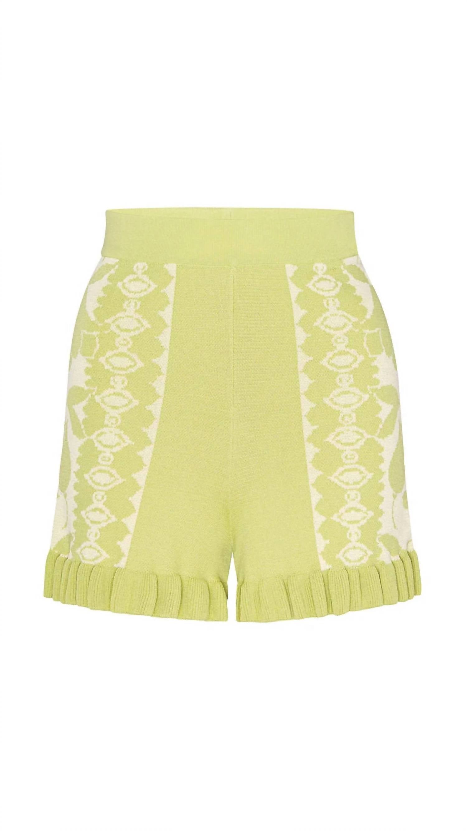 Misa Los Angeles - Lexi Floral Knit Shorts