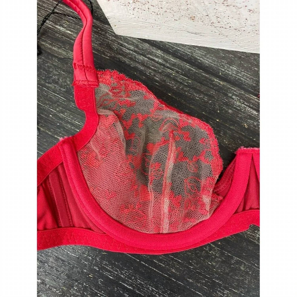 Coco De Mer - Women's Balconette Underwire Kiss Me Plunge Bra