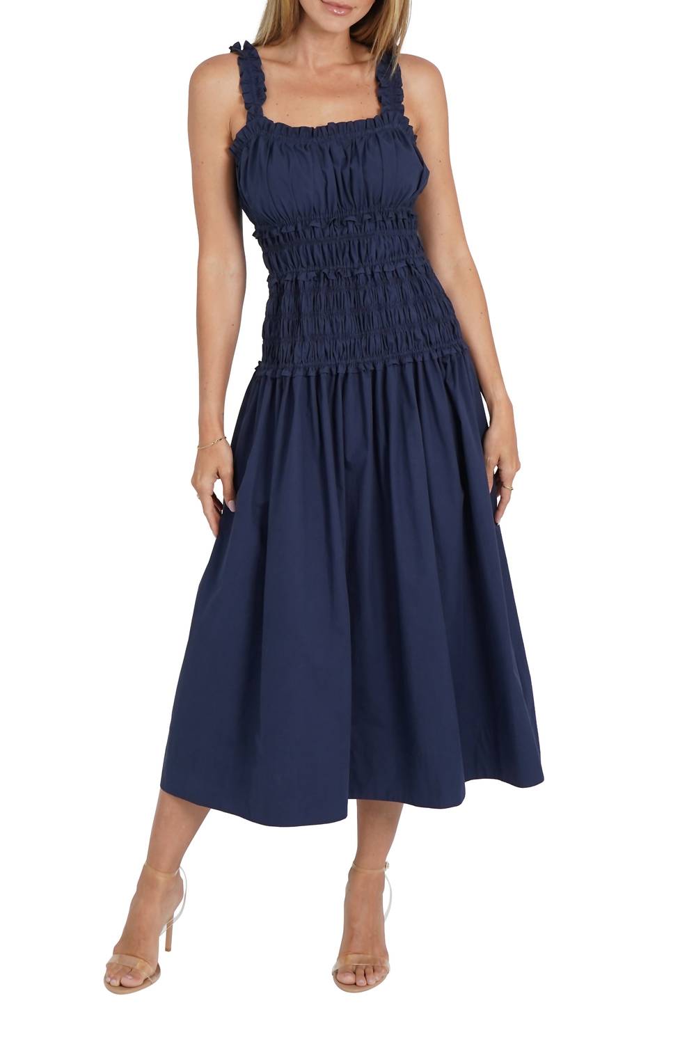 Love Token - Angie Cotton Milkmaid Dress