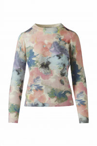 Kinross - Maldives Floral Print Crew Sweater