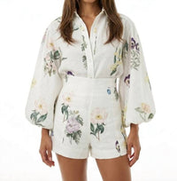 Lily Clothing - Primrose Garden Suit Top
