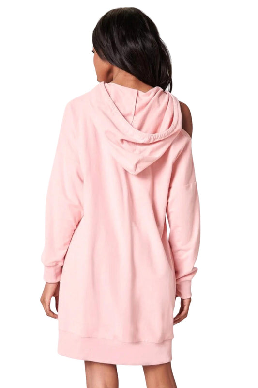 Sugarlips - Deanna Cut Out French Terry Hoodie Dress