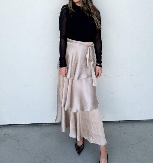 Wishlist - Mesh Draped Bodysuit