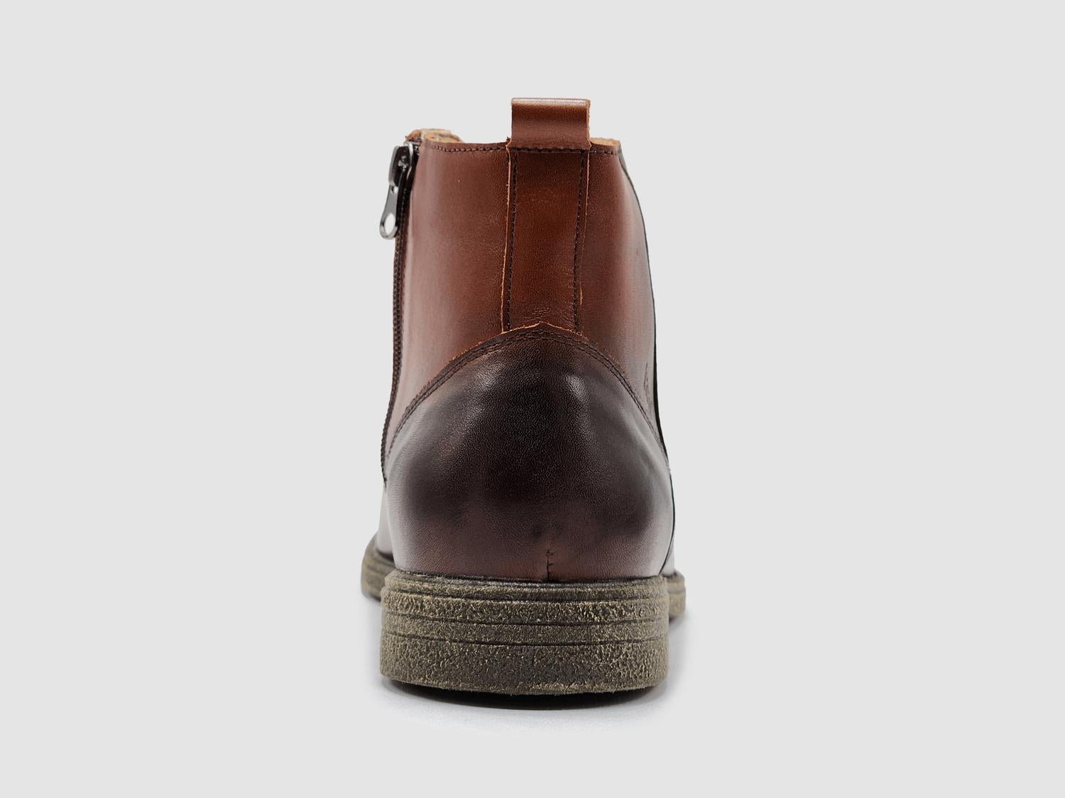 Kcr Group - Men's Chukka Zip-up Leather Boots