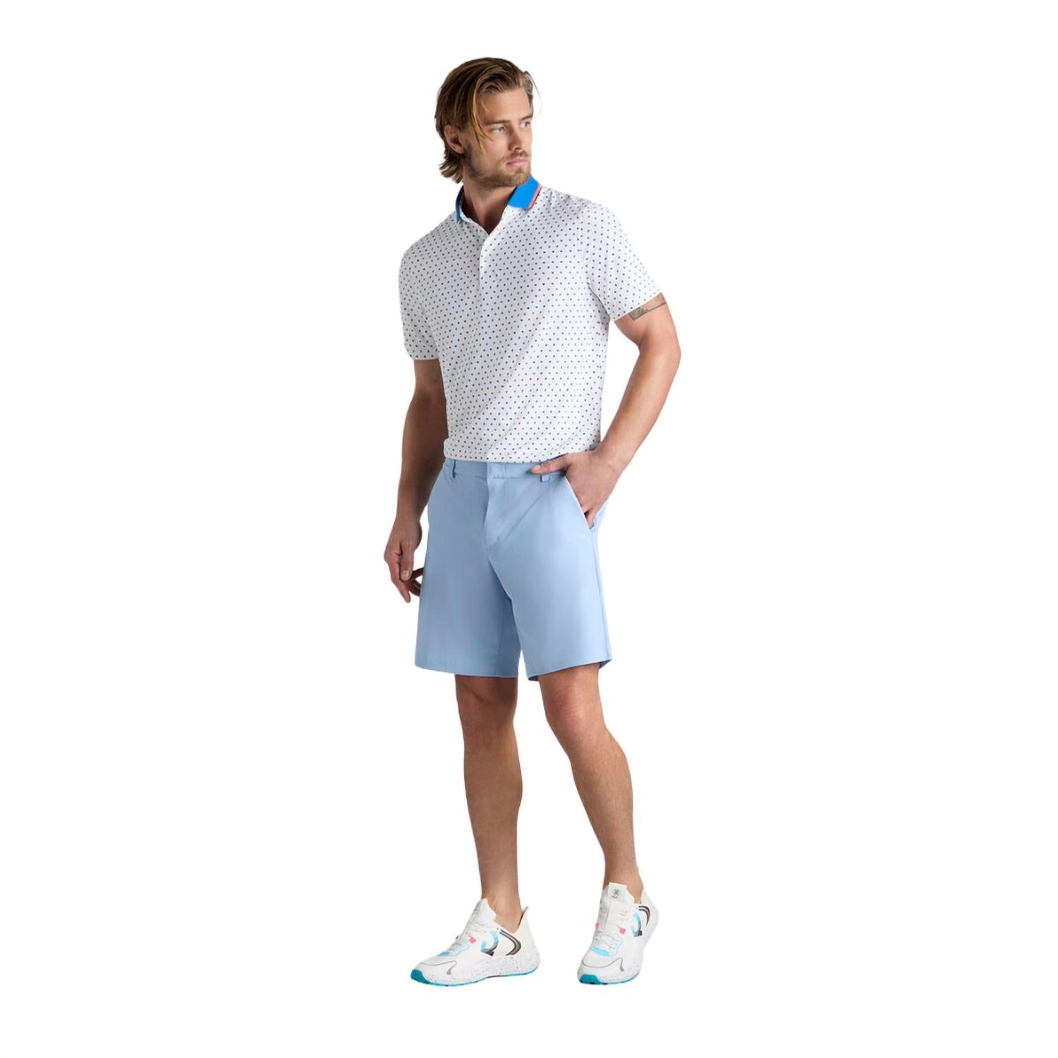 G/Fore - Ditsy Floral Tech Piqué Performance Polo Shirt