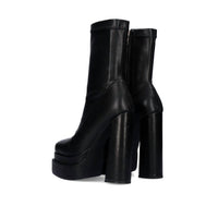 Exe - Women's Block Heeled Platform Bootie