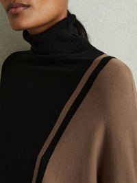 Reiss - Sophia Colorblock Roll Neck Sweater