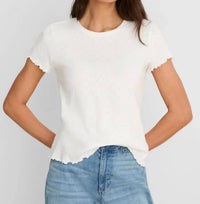 Nzt By Nic+Zoe - Lace Knit Tee