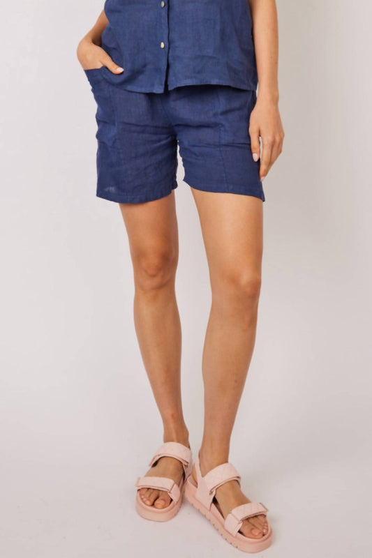 Pistache - Linen Shorts